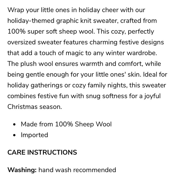 NWT “Santa Baby” Unisex Knit Sweaters - Spearmint Love - Picture 4 of 4